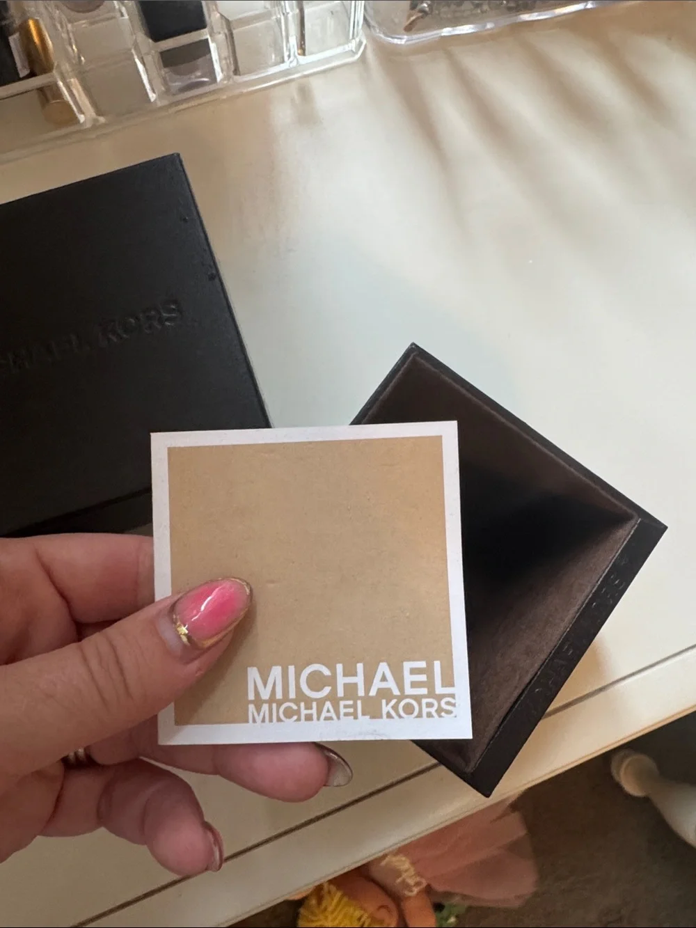 Michael Kors Men's Gold-Tone and Brown Chronograph Watch
